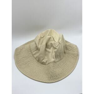 UNBRANDED Unisex Beige Wide-Brim Sun Hat